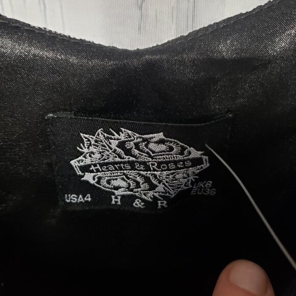 Hot Topic Dress Black Lace Fairy Y2K Goth Witchy WhimsiGoth 4 (XS) NWT - Picture 11 of 14